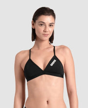 Load image into Gallery viewer, ARENA WOMENS TEAM TOP TIE BACK BLACK/WHITE