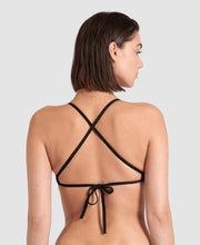 Load image into Gallery viewer, ARENA WOMENS TEAM TOP TIE BACK BLACK/WHITE