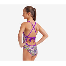 Load image into Gallery viewer, FUNKITA GIRLS TIE ME TIGHT ONE PIECE SWIMMING COSTUME DONKEY DOLL