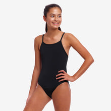 Load image into Gallery viewer, FUNKITA GIRLS DIAMOND SECURE ONE PIECE STILL BLACK SWIMSUIT