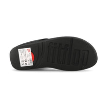 Load image into Gallery viewer, FITFLOP FINO PEARLS AND CRYSTAL TOE POST SANDAL BLACK