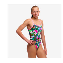 Load image into Gallery viewer, FUNKITA GIRLS SINGLE STRAP ONE PIECE SUB LIME