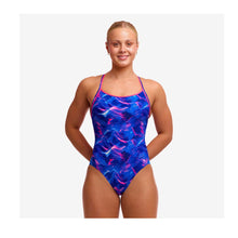 Load image into Gallery viewer, FUNKITA GIRLS DIAMOND BACK ONE PIECE SWIMSUIT RISING TIDE