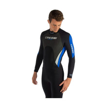 Load image into Gallery viewer, CRESSI MOREA MENS MONOPIECE WETSUIT BLACK/BLUE 3MM