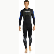 Load image into Gallery viewer, CRESSI MOREA MENS MONOPIECE WETSUIT BLACK/BLUE 3MM