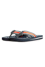 Load image into Gallery viewer, WEIRDFISH MENS WATERFORD PRINTED FLIPFLOPS NAVY