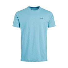 Load image into Gallery viewer, WEIRD FISH MENS FISHED ORGANIC COTTON BRANDED TEE SMOKED BLUE