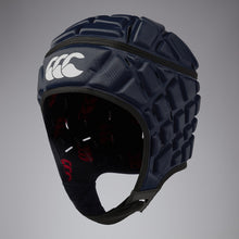 Load image into Gallery viewer, CANTERBURY JUNIOR RAZE HEADGUARD NAVY