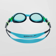 Load image into Gallery viewer, SPEEDO JUNIOR BIOFUSE 2.0 SWIMMING GOGGLES BLUE/GREEN