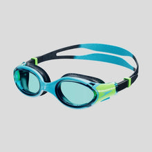 Load image into Gallery viewer, SPEEDO JUNIOR BIOFUSE 2.0 SWIMMING GOGGLES BLUE/GREEN