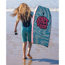 Load image into Gallery viewer, SALTROCK KIDS LUSH WAVES WETSUIT SHORTIE BLUE FLORAL