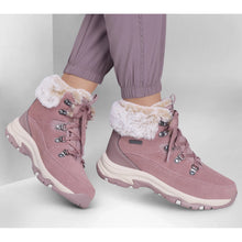 Load image into Gallery viewer, SKECHERS WOMENS TREGO SNOW WORRIES MAUVE