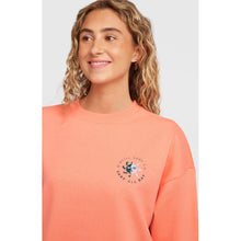 Load image into Gallery viewer, ONEILL WOMENS SUMMER MUSTHAVE CREW JUMPER FUNKY PEACH