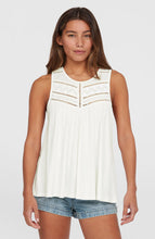 Load image into Gallery viewer, ONEILL WOMENS ESSENTIAL TOKEENA TANKTOP SNOW WHITE