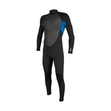Load image into Gallery viewer, ONEILL MENS REACTOR2 3/2MM WETSUIT BLACK/OCEAN
