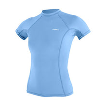 Load image into Gallery viewer, ONEILL WOMENS BASIC SKIN RASH GUARD AZUR BLUE