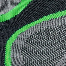 Load image into Gallery viewer, 1000 MILE MENS FUSION DOUBLE LAYER ANKLET BLACK/GREEN