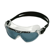 Load image into Gallery viewer, AQUASPHERE VISTA XP SWIM MASK GOGGLES SMOKE LENS CLEAR BLACK STRAP