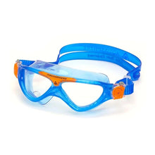 Load image into Gallery viewer, AQUASPHERE VISTA JR BLUE/ORANGE CLEAR LENS