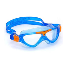 Load image into Gallery viewer, AQUASPHERE VISTA JR BLUE/ORANGE CLEAR LENS