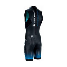Load image into Gallery viewer, AQUASPHERE WOMENS AQUASKIN SHORTY V3 BLACK/BLUE LARGE