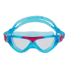 Load image into Gallery viewer, AQUASPHERE VISTA JR AQUA/PINK CLEAR LENS