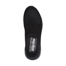 Load image into Gallery viewer, SKECHERS WOMENS GO WALK FLEX SLIP IN BLACK