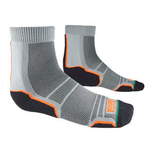 Load image into Gallery viewer, 1000 MILE MENS TRAIL21 SINGLE LAYER SOCK TWIN PACK GREY