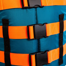 Load image into Gallery viewer, JOBE YOUTH NYLON LIFE VEST TEAL/ORANGE