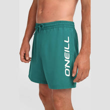 Load image into Gallery viewer, ONEILL MENS LOGO 16" SWIMSHORT BOTANICAL HEAT GREEN