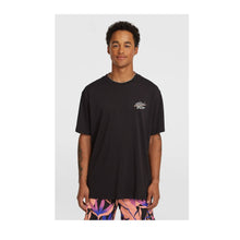 Load image into Gallery viewer, ONEILL MENS RETRO BACK PRINT TSHIRT BLACK OUT