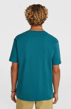 Load image into Gallery viewer, ONEILL MENS CHEST PRINT T-SHIRT BOTANICAL HEAT GREEN