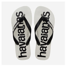 Load image into Gallery viewer, HAVAIANAS MENS TOP LOGO MANIA 2 FC WHITE/BLACK