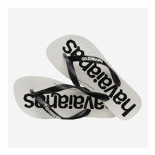 Load image into Gallery viewer, HAVAIANAS MENS TOP LOGO MANIA 2 FC WHITE/BLACK