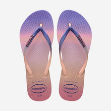 Load image into Gallery viewer, HAVAIANAS LADIES SLIM GRADIENT SUNSET BALLET ROSE FLIP FLOPS