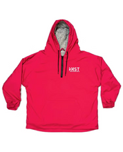 Load image into Gallery viewer, VAST 1/4 ZIP WATERPROOF FLEECE LINED HOODIE RASPBERRY