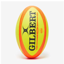 Load image into Gallery viewer, GILBERT MATCH OMEGA RUGBY BALL FLUORESCENT/ORANGE