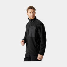 Load image into Gallery viewer, HELLY HANSEN MENS DAYBREAKER BLOCK MICROFLEECE JACKET BLACK