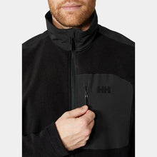 Load image into Gallery viewer, HELLY HANSEN MENS DAYBREAKER BLOCK MICROFLEECE JACKET BLACK