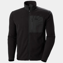 Load image into Gallery viewer, HELLY HANSEN MENS DAYBREAKER BLOCK MICROFLEECE JACKET BLACK