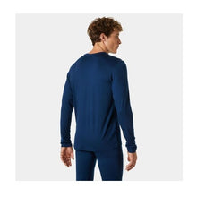 Load image into Gallery viewer, HELLY HANSEN MENS MERINO CREW BASE LAYER OCEAN