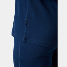 Load image into Gallery viewer, HELLY HANSEN MENS MERINO CREW BASE LAYER OCEAN
