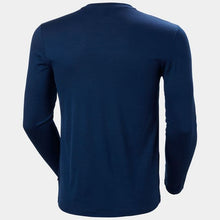 Load image into Gallery viewer, HELLY HANSEN MENS MERINO CREW BASE LAYER OCEAN