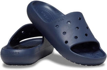 Load image into Gallery viewer, CROCS UNISEX CLASSIC SLIDE V2 NAVY
