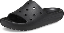Load image into Gallery viewer, CROCS UNISEX CLASSIC SLIDE V2 BLACK