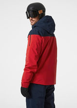 Load image into Gallery viewer, HELLY HANSEN MENS GRAVITY SKI JACKET RED/NAVY/WHITE