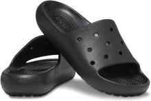 Load image into Gallery viewer, CROCS UNISEX CLASSIC SLIDE V2 BLACK