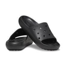 Load image into Gallery viewer, CROCS UNISEX CLASSIC SLIDE V2 BLACK