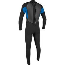 Load image into Gallery viewer, ONEILL MENS REACTOR2 3/2MM WETSUIT BLACK/OCEAN