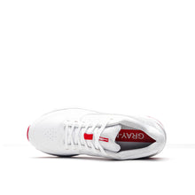 Load image into Gallery viewer, GRAY NICOLLS JUNIOR VELOCITY 5.0 CRICKET SPIKE WHITE/RED
